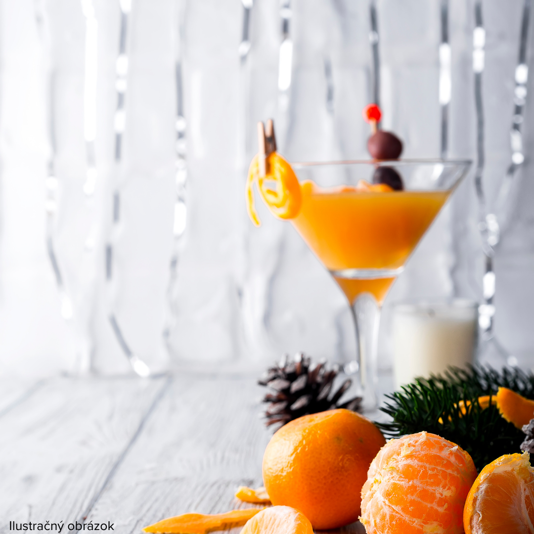 Mandarinkový koktail s ginom SomGurman.sk