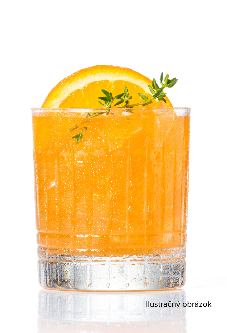 Mandarinková margerita - ilustračný obrázok
